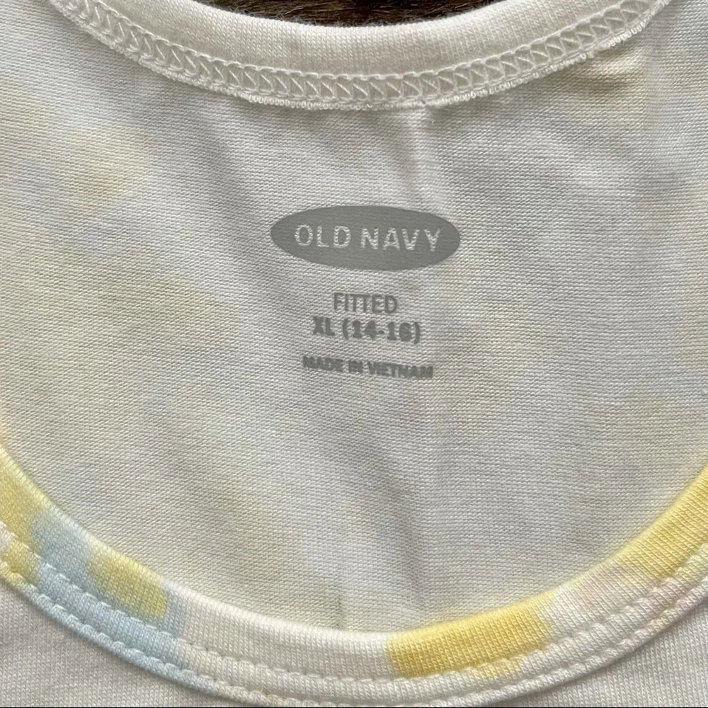 Old Navy Girl’s Rainbow Tie-Dye Racerback Tank Size XL